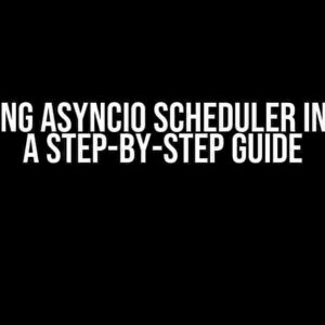 Mastering AsyncIO Scheduler in Django: A Step-by-Step Guide