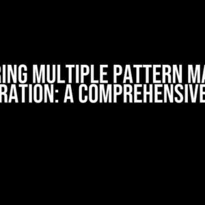 Mastering Multiple Pattern Matching on Iteration: A Comprehensive Guide