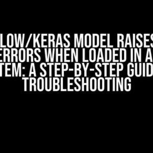 Tensorflow/Keras Model Raises Output Shape Errors When Loaded in Another System: A Step-by-Step Guide to Troubleshooting